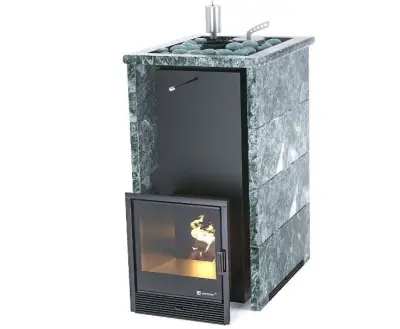 Фото Печь «Геленджик» М2 в полноценном кожухе с открытым верхом Змеевик в магазине Woodson Фото Печь «Геленджик» М2 в полноценном кожухе с открытым верхом Змеевик в магазине Woodson
