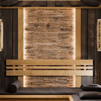 Панно "Рваное Дерево" Ольха с корой