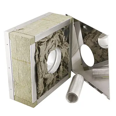 Вентилируемый потолочно-проходной узел Кубасту (с отверстием по центру ф200) Вентилируемый потолочно-проходной узел Кубасту (с отверстием по центру ф200)