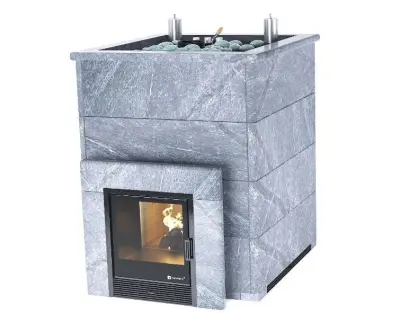 Фото Печь «Домна 60» К Талькохлорит в магазине Woodson