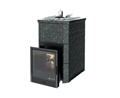 Фото Печь Изистим Южная 9 - Камень Пироксенит в магазине Woodson Фото Печь Изистим Южная 9 - Камень Пироксенит в магазине Woodson