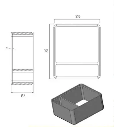 Чугунный топочный туннель Эверест 24 / Легкий пар