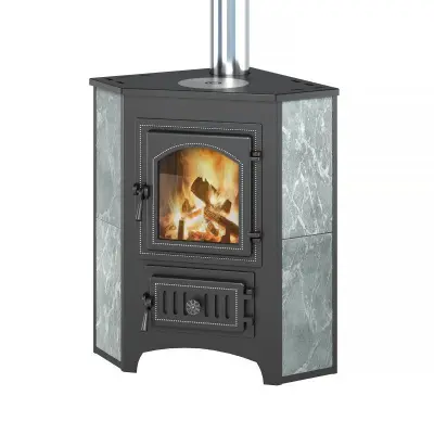 Фото Печь-Камин ВЕЗУВИЙ ПК-01 (220) угловой талькохлорит с конфоркой 9 кВт (150 м3) Ø 115мм в магазине Woodson Фото Печь-Камин ВЕЗУВИЙ ПК-01 (220) угловой талькохлорит с конфоркой 9 кВт (150 м3) Ø 115мм в магазине Woodson