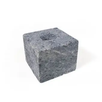 Испаритель из талькохлорита, кубик,1 отверстие