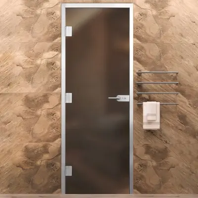 Дверь Хамам Элит 60G Бронза Matelux 2000*700 R, WC замок, без порога Дверь Хамам Элит 60G Бронза Matelux 2000*700 R, WC замок, без порога