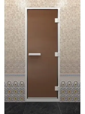 Дверь DoorWood Хамам "Бронза матовая" 1900*700 Дверь DoorWood Хамам "Бронза матовая" 1900*700