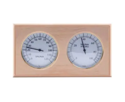 Термогигрометр ОЧКИ квадрат (ольха) TH-21А