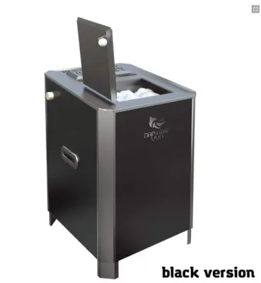 Фото Электрическая паротермальная печь ПАРиЖАР 6,25кВт/220-380 BLACK в магазине Woodson