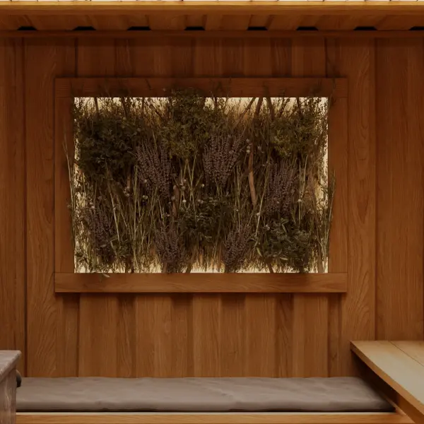 Панно "Травы" наличник Ольха