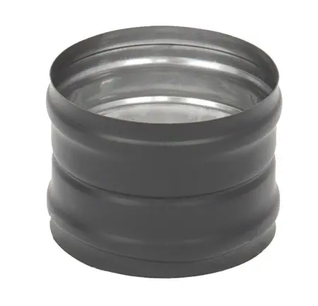 Фото Дымоход ТиС выход через КРЫШУ (термоэмаль-чёрная) 