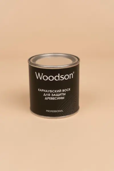 Карнаубский воск для защиты древесины Woodson, 0,25л
