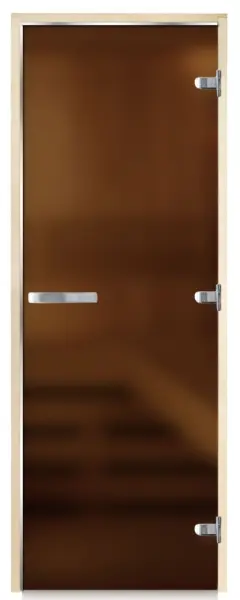 Дверь Элит Бронза Матовая 2000*700 (3п.8мм) R, без порога