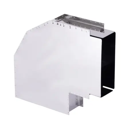 Угол КуБасту "Плоский" (горизонтальный) — 90 гр — нерж 0,5 мм