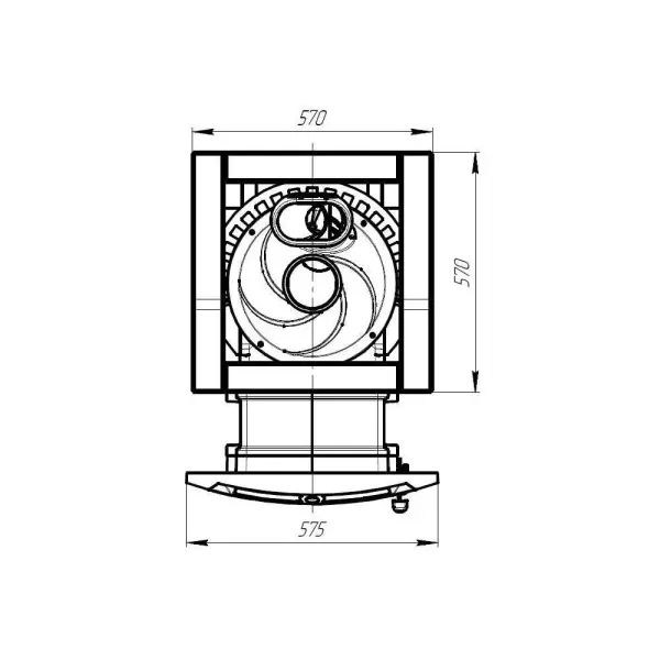 Фото Печь банная "Атмосфера XL" в облицовке "Амфиболит" в магазине Woodson