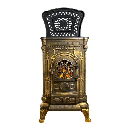 Фото Печь-камин Везувий А-07 "Золото" в магазине Woodson