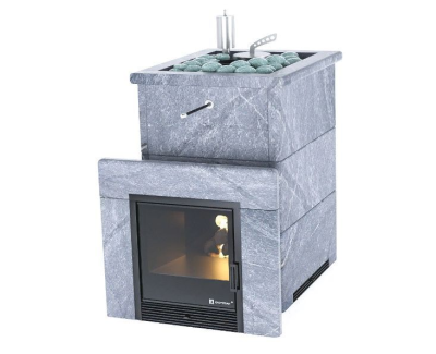 Фото Печь «Анапа» в полноценном кожухе с открытым верхом Талькохлорит в магазине Woodson Фото Печь «Анапа» в полноценном кожухе с открытым верхом Талькохлорит в магазине Woodson