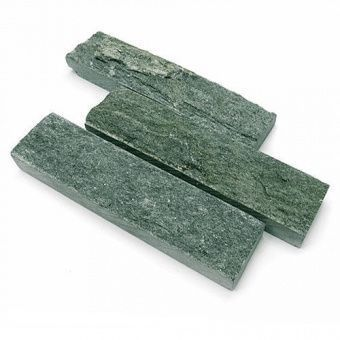 Плитка Змеевик рваный камень 200*40*20 (0,528м.кв./уп. 66шт)