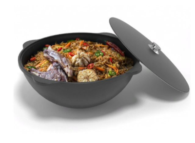 Казан чугунный Везувий 8л с ручкой (Без крышки)