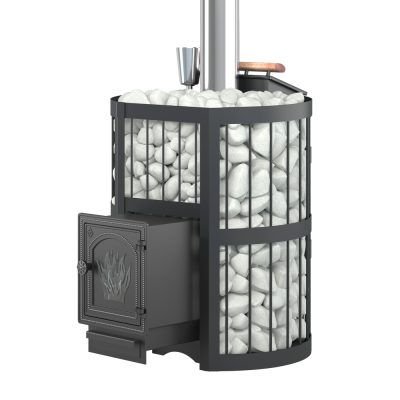 Фото Чугунная печь для бани ЭТНА Стандарт 24 (ДТ-4) Закрытая каменка в магазине Woodson