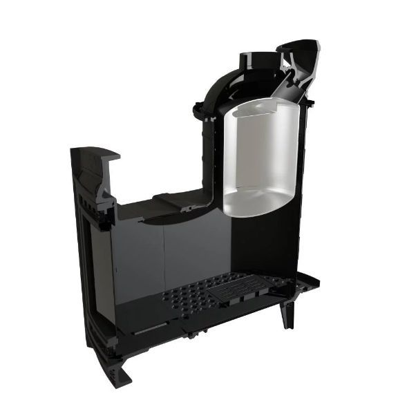 Фото Печь банная "Атмосфера L" в ламелях "Россо Леванто" наборный рисунок в магазине Woodson Фото Печь банная "Атмосфера L" в ламелях "Россо Леванто" наборный рисунок в магазине Woodson