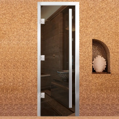 Дверь Хамам Престиж 60G бронза 2000*800, L, ВР