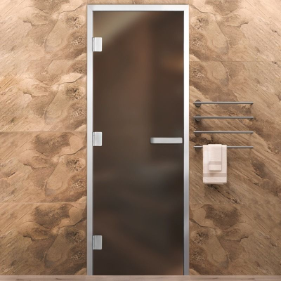 Дверь Хамам Элит 60G Бронза Matelux 1900*600 L, WC замок, без порога Дверь Хамам Элит 60G Бронза Matelux 1900*600 L, WC замок, без порога