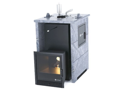 Фото Печь «Анапа» М2 в трехстороннем кожухе Талькохлорит в магазине Woodson Фото Печь «Анапа» М2 в трехстороннем кожухе Талькохлорит в магазине Woodson