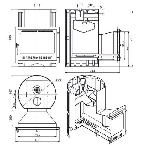 Фото Печь ВЕЗУВИЙ Скиф Парогенератор Ковка Панорама "М" в магазине Woodson Фото Печь ВЕЗУВИЙ Скиф Парогенератор Ковка Панорама "М" в магазине Woodson