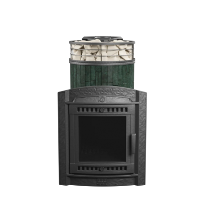 Фото Печь банная "Атмосфера L" Верде Гватемала ламель+сетка в магазине Woodson