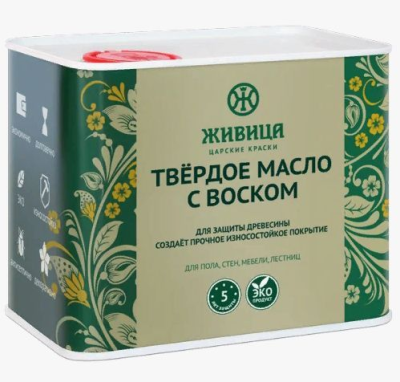 Твердое масло с воском «Живица» 2л Твердое масло с воском «Живица» 2л
