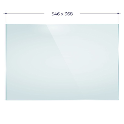 Стекло Эверест Д10 (0,546*0,368) каминная топка