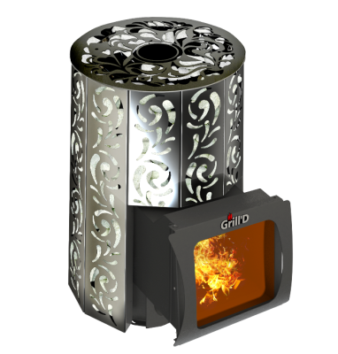 Фото Дровяная банная печь Grill'D Violet 200 Short Max в магазине Woodson