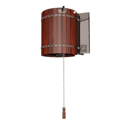 Обливное устройство для бани "Ливень" (+ деревянное обрамление "кр.дерево")