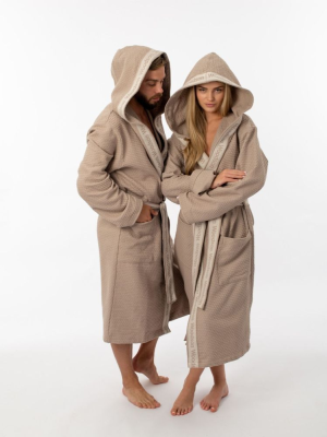 Халат вафельный Woodson, creamy (54)