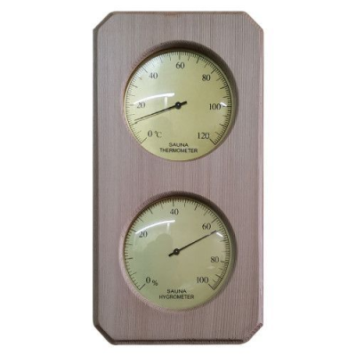Термогигрометр для бани T-082 для бани и сауны (кедр)