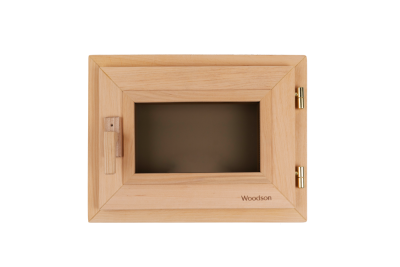 Окно Woodson 40*30, стекло бронза, ольха