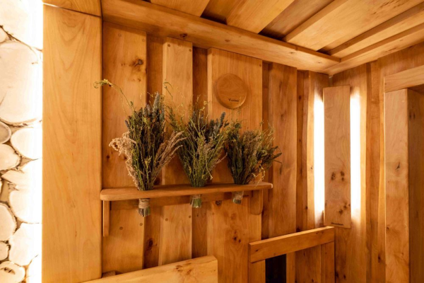 Светильник Woodson угловой со светодиодной лентой, ольха (24V)