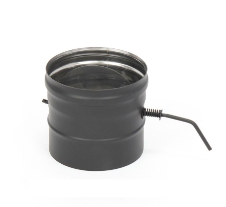 Фото Дымоход ТиС выход через КРЫШУ (термоэмаль-чёрная) 