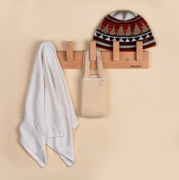 Вешалка Woodson D5, 5 креплений, ольха