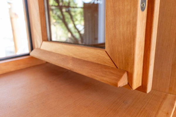 Окно Woodson 40*30, стекло бронза, ольха