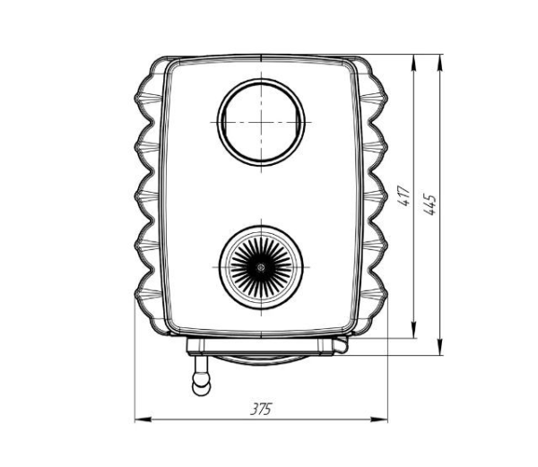 Фото Печь отопительная "Бахтинка" (цв. серый) в магазине Woodson Фото Печь отопительная "Бахтинка" (цв. серый) в магазине Woodson