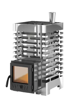 Фото Печь для бани ASTON 16 INOX стекло в магазине Woodson Фото Печь для бани ASTON 16 INOX стекло в магазине Woodson