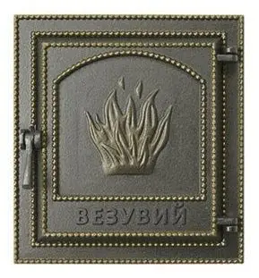 Дверка ВЕЗУВИЙ каминная 211 (Бронза)