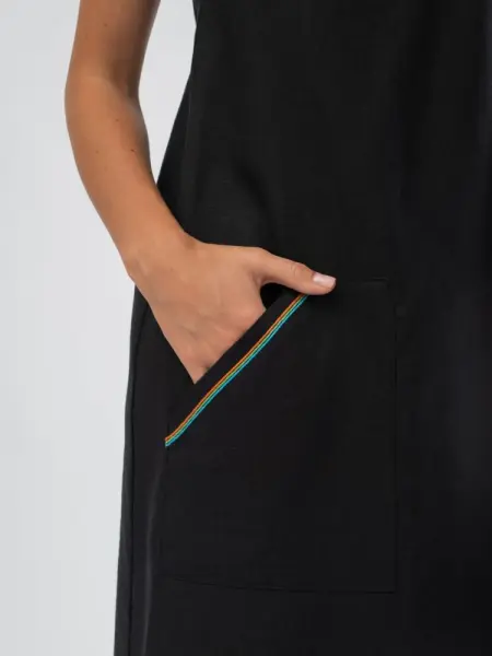 Килт женский Woodson, чёрный лён (48)